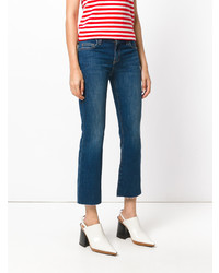 Синие джинсы-клеш от Current/Elliott