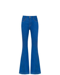 Синие джинсы-клеш от Tufi Duek