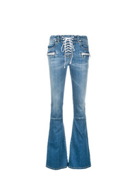 Синие джинсы-клеш от Unravel Project