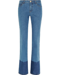 Синие джинсы-клеш от Valentino