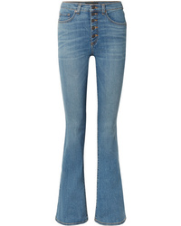Синие джинсы-клеш от Veronica Beard