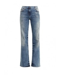 Синие джинсы-клеш от Versace Jeans