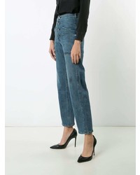 Синие джинсы-клеш от RtA