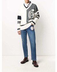 Мужские синие джинсы с вышивкой от Tommy Hilfiger