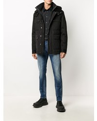 Мужские синие джинсы с вышивкой от Dolce & Gabbana