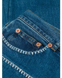 Женские синие джинсы с вышивкой от See by Chloe