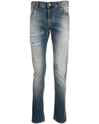 Мужские синие джинсы с принтом от Armani Exchange