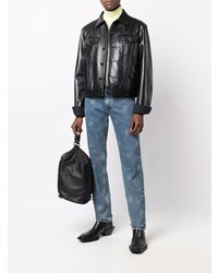 Мужские синие джинсы с принтом от Martine Rose