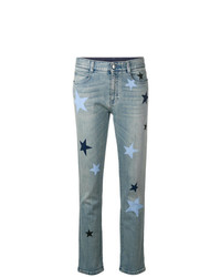 Женские синие джинсы с принтом от Stella McCartney