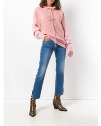 Женские синие джинсы с украшением от Frame Denim