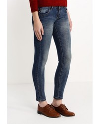 Синие джинсы скинни от Ad-oro