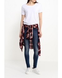 Синие джинсы скинни от Ad-oro