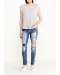 Синие джинсы скинни от Adrixx