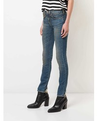 Синие джинсы скинни от R13