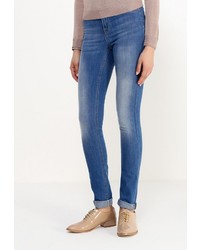 Синие джинсы скинни от BlendShe