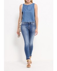 Синие джинсы скинни от BOSS ORANGE