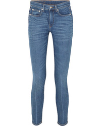 Синие джинсы скинни от Brock Collection