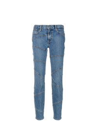 Синие джинсы скинни от Burberry