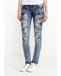 Синие джинсы скинни от By Swan