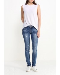 Синие джинсы скинни от By Swan