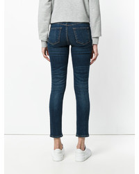 Синие джинсы скинни от J Brand