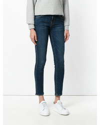 Синие джинсы скинни от J Brand