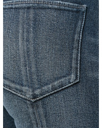 Синие джинсы скинни от Balmain