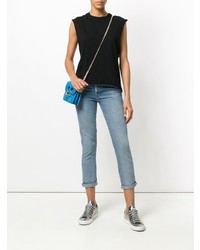 Синие джинсы скинни от RE/DONE