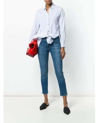 Синие джинсы скинни от J Brand