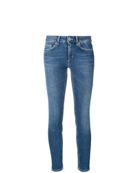 Синие джинсы скинни от Dondup
