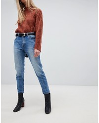 Синие джинсы скинни от Dr. Denim