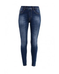 Синие джинсы скинни от F5