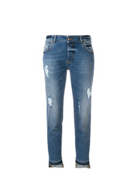 Синие джинсы скинни от Gaelle Bonheur
