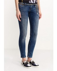 Синие джинсы скинни от Guess Jeans