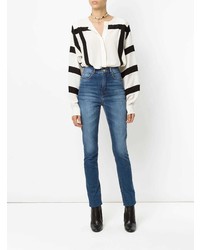 Синие джинсы скинни от Amapô