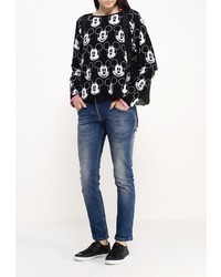 Синие джинсы скинни от Iceberg