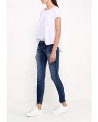 Синие джинсы скинни от Incity