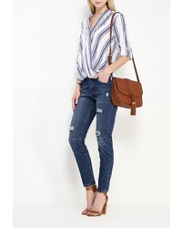 Синие джинсы скинни от Incity