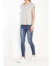 Синие джинсы скинни от Incity