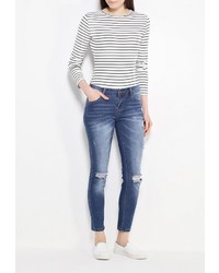 Синие джинсы скинни от Incity