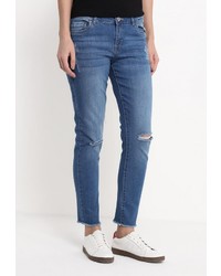 Синие джинсы скинни от Jennyfer