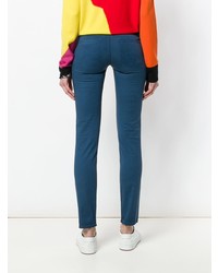 Синие джинсы скинни от Jacob Cohen