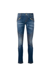 Синие джинсы скинни от Just Cavalli