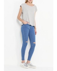 Синие джинсы скинни от Kiss Pink