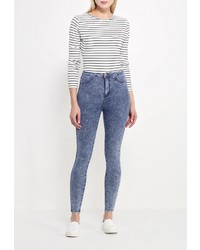Синие джинсы скинни от Kiss Pink