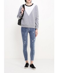 Синие джинсы скинни от Kiss Pink