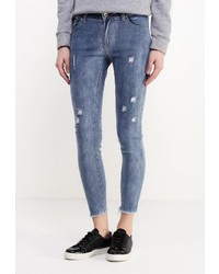 Синие джинсы скинни от Kiss Pink