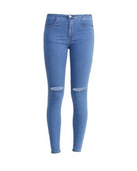 Синие джинсы скинни от Kiss Pink
