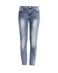 Синие джинсы скинни от Kiss Pink