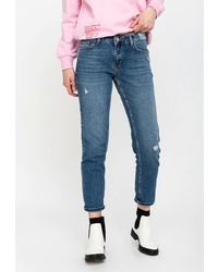 Синие джинсы скинни от Lime